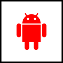 media, Logo, Social, Android, Company Red icon