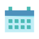Calendar, Month, week, Events PaleTurquoise icon