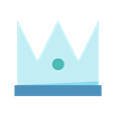 Service, First, crown, Premium PaleTurquoise icon