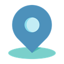 Map, location, place, Geo, optimization SteelBlue icon