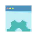 website, optimization, App, web, Setting PaleTurquoise icon