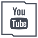 media, Logo, Social, youtube, Company DarkSlateGray icon