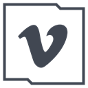 Social, Company, media, Logo, Vimeo DarkSlateGray icon