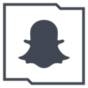 Company, Snapchat, media, Logo, Social DarkSlateGray icon