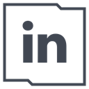 media, Logo, Linkedin, Social, Company DarkSlateGray icon