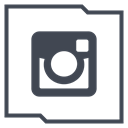 media, Instagram, Logo, Social, Company DarkSlateGray icon