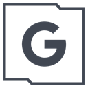 media, Logo, google, Social, Company DarkSlateGray icon