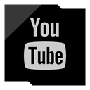 media, Logo, Social, youtube, Company Black icon