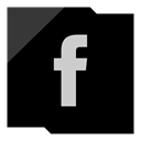 media, Logo, Facebook, Social, Company Black icon