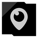 Company, Periscope, media, Logo, Social Black icon