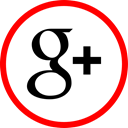 media, plus, online, google, Social Red icon