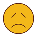Face, Emoticon, sad, Emoji Icon
