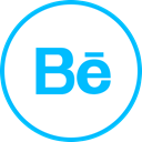media, Logo, Social, Behance DeepSkyBlue icon