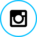 Instagram, media, Logo, Social Black icon