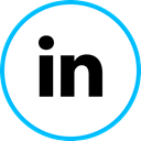 media, Logo, Linkedin, Social Black icon
