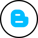 media, Logo, blogger, Social DeepSkyBlue icon