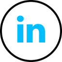 Social, media, Logo, Linkedin Black icon