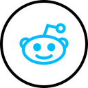 media, Logo, Reddit, Social Black icon