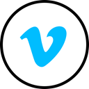 media, Logo, Vimeo, Social DeepSkyBlue icon