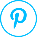 media, Logo, Social, pinterest DeepSkyBlue icon