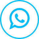 Logo, Social, Whatsapp, media DeepSkyBlue icon