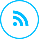 media, Logo, Rss, Social DeepSkyBlue icon