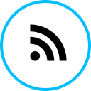 Rss, Social, media, Logo DeepSkyBlue icon