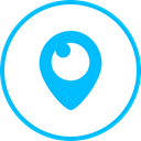 Logo, Social, Periscope, media DeepSkyBlue icon