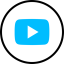 play, Logo, Social, media, youtube DeepSkyBlue icon