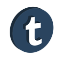 media, network, Logo, Social, Tumblr DarkSlateGray icon