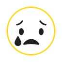 Feel, emoticon icon, cool, smile, Emotion Black icon