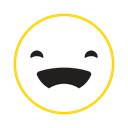 cool, smile, Emotion, Feel, emoticon icon Black icon