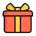 Box, christmas, gift, present, Holiday, santa, xmas Tomato icon