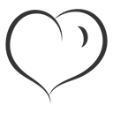 Heart Black icon