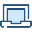 Laptop, Computer, technology, electronic, computing DarkSlateBlue icon