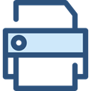 paper, Print, printer, Ink, technology, electronics, printing, Tools And Utensils DarkSlateBlue icon