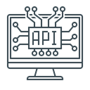 Development, App, Application, software, Api Black icon
