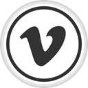 Social, media, online, Logo, Vimeo DarkSlateGray icon