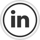 online, Logo, Linkedin, Social, media DarkSlateGray icon