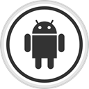 media, online, Logo, Social, Android DarkSlateGray icon