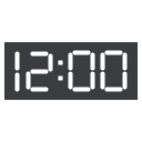 year, Countdown, twelve, Clock, new, time DarkSlateGray icon