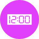 Countdown, twelve, Clock, new, time, year MediumOrchid icon