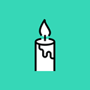 birthday, light, Candle, christmas, Bright, easter, new year MediumTurquoise icon