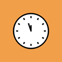 Clock, Countdown, twelve, new, time, year SandyBrown icon