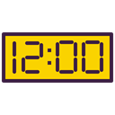 time, year, Countdown, Clock, new, twelve Gold icon