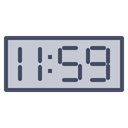 year, Countdown, twelve, Clock, new, time LightGray icon