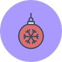 Ball, christmas, ornament, decoration, bauble, Celebration, new year LightSteelBlue icon