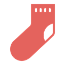 clothing, sock, christmas, gift, year, new IndianRed icon