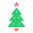 Celebration, christmas, year, decoration, new, Tree Black icon