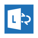 windows, microsoft, office, Ms, Services, suite, Lync SteelBlue icon
